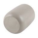 Vaso para baño ZAC de poliresina – Greige mate – Ø 8 cm x Al. 10,5 cm
