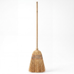 Balai traditionel extérieur en paille 136cm MSV