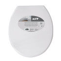 Abattant wc Blanc - Charnières Inox MSV