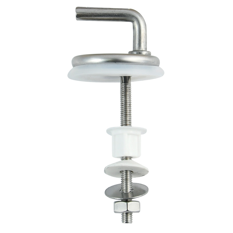 Abattant wc Blanc - Charnières Inox MSV