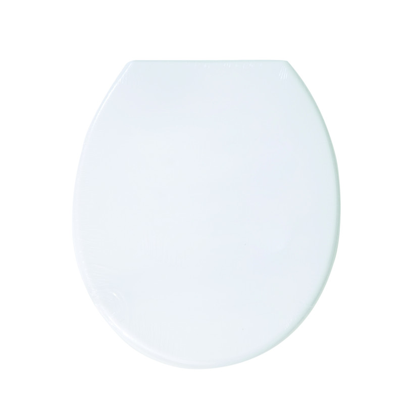 Sedile WC in PP bianco - Cerniere in acciaio inossidabile MSV