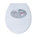 Asiento WC PP blanco - Bisagras PS MSV