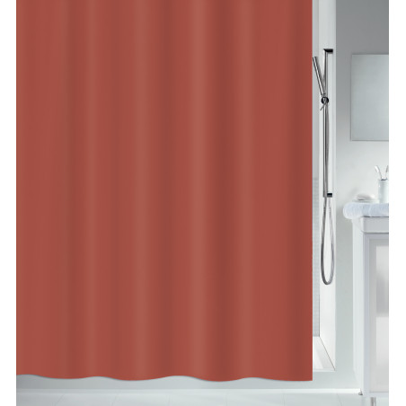 Rideau de douche PEVA BIO 180x200cm Terracotta Spirella