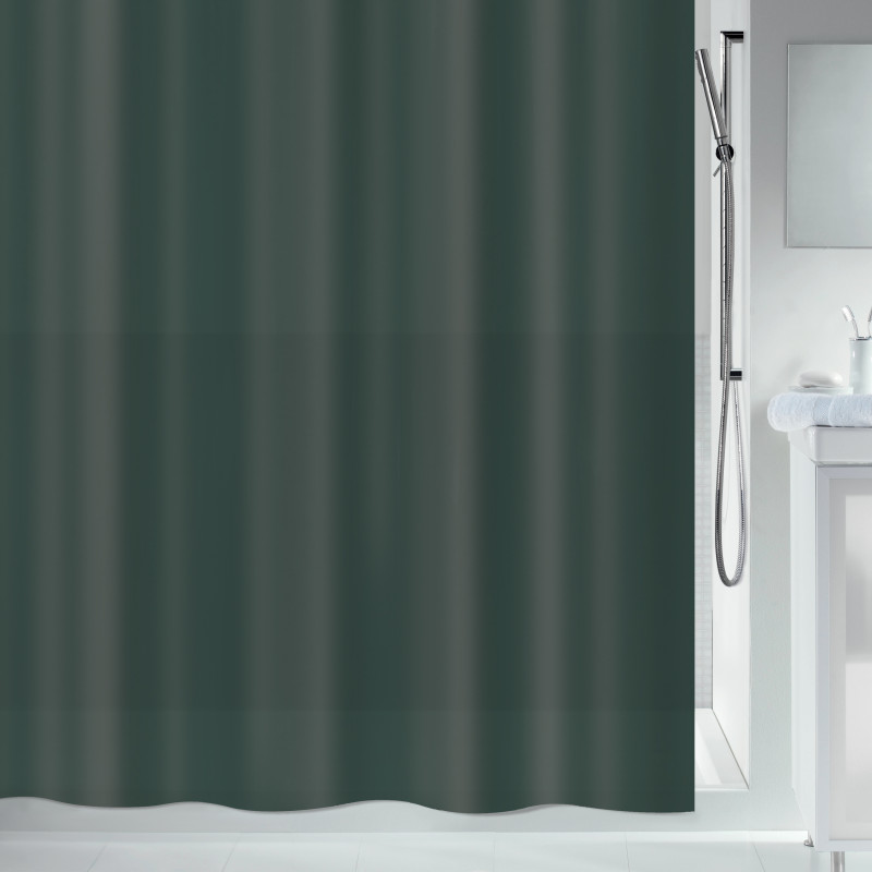 Spirella Duschvorhang PEVA BIO MID 180x200cm Dunkelgrun
