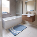 Microfiber bath mat CURVE 60x90cm Blue Spirella