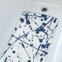 BANG Tappetino per vasca in PVC 71x36 cm Spirella Blu