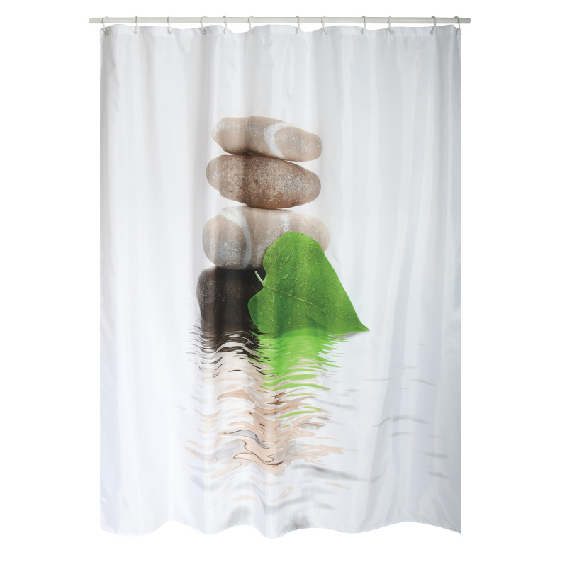 RIDEAU DE DOUCHE EN POLYESTER 180X200CM LINGGA