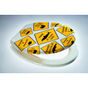 Asiento Wc MDF DANGER - Bisagras Zinc  Spirella