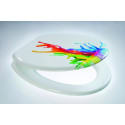 Asiento Wc MDF PAINT - Bisagras Zinc  Spirella