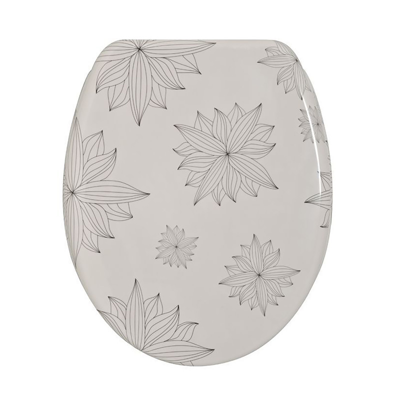 Asiento Wc MDF LUCIA- Bisagras Zinc  Spirella
