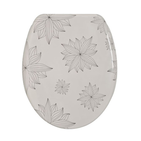 Toilet seat MDF LUCIA- Zinc Hinges Spirella