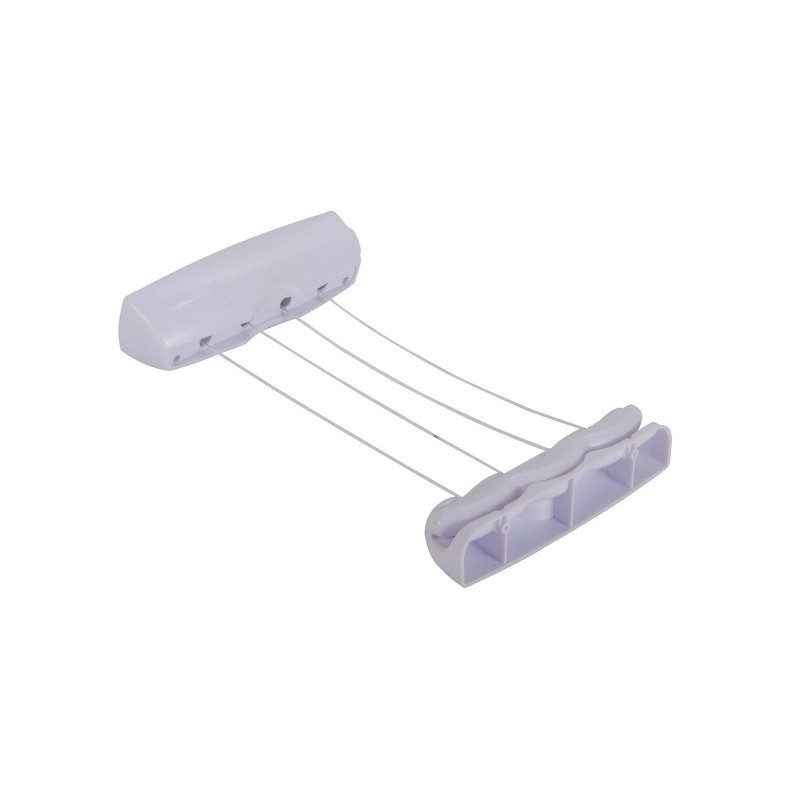 MSV Wäscheständer & Kleiderständer 4 Drähte 14M PP & PS Weiß MSV