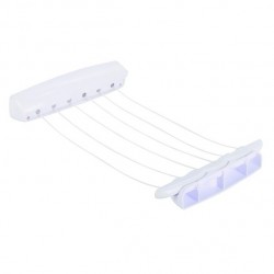 MSV Clothes drying rack & Clothes rack 6 wires 21M PP & PS White