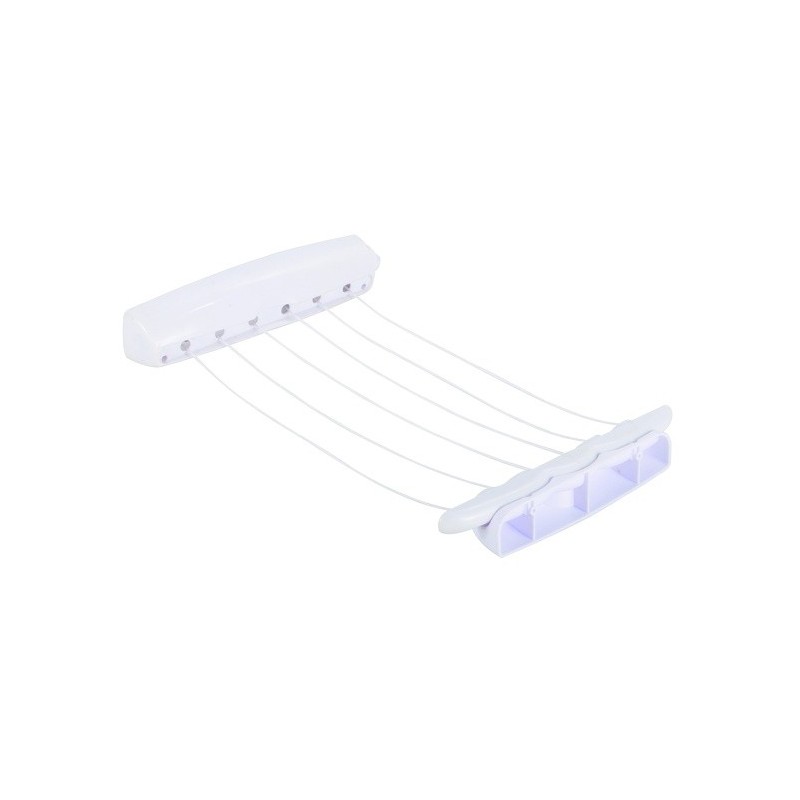MSV Clothes drying rack & Clothes rack 6 wires 21M PP & PS White MSV