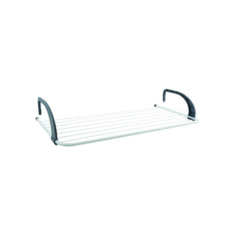 Balcony drying rack 7M Steel White & Black MSV