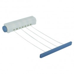 MSV Expandable drying rack 4 wires 14M PP & PS White