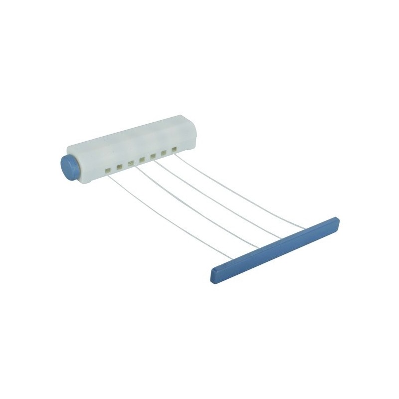MSV Expandable drying rack 4 wires 14M PP & PS White MSV