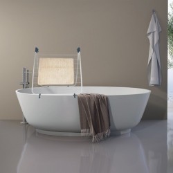 MSV Tendedero para bañera 10M Acero Blanco MSV