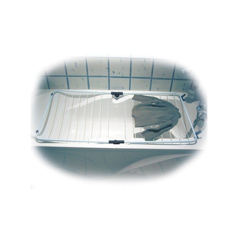 Etendoir pour baignoire 10M Acier Blanc MSV MSV