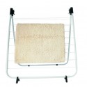 MSV Wäscheleine für Badewanne 10M Steel White MSV