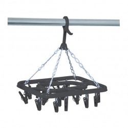 MSV Secadora de ropa interior rectangular Gris MSV