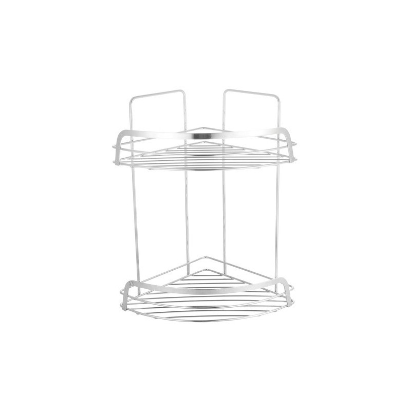 MSV Estante de ducha 2 niveles para fijar RILEY Chrome MSV