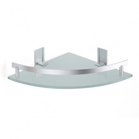 Etagère d'angle de douche à fixer RILEY Chromé MSV MSV
