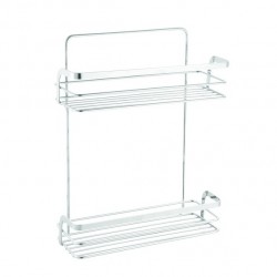 MSV Shower shelf 2 levels to be fixed RILEY Chrome