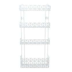 MSV Shower shelf 4 levels to be fixed AGADIR White