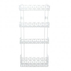 MSV Shower shelf 4 levels to be fixed AGADIR White