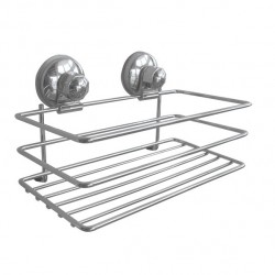 MSV Shower Shelf Suction cup Chrome