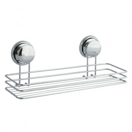 MSV Shower shelf with suction cups Chrome Steel MSV