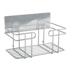 MSV Shower Shelf Repositionable Adhesive Chrome Stainless Steel