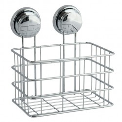 MSV Shower Shelf Suction cups Chrome Steel MSV