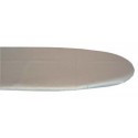 MSV Housse Table à repasser Polyester avec cordons 128x43cm Beige MSV