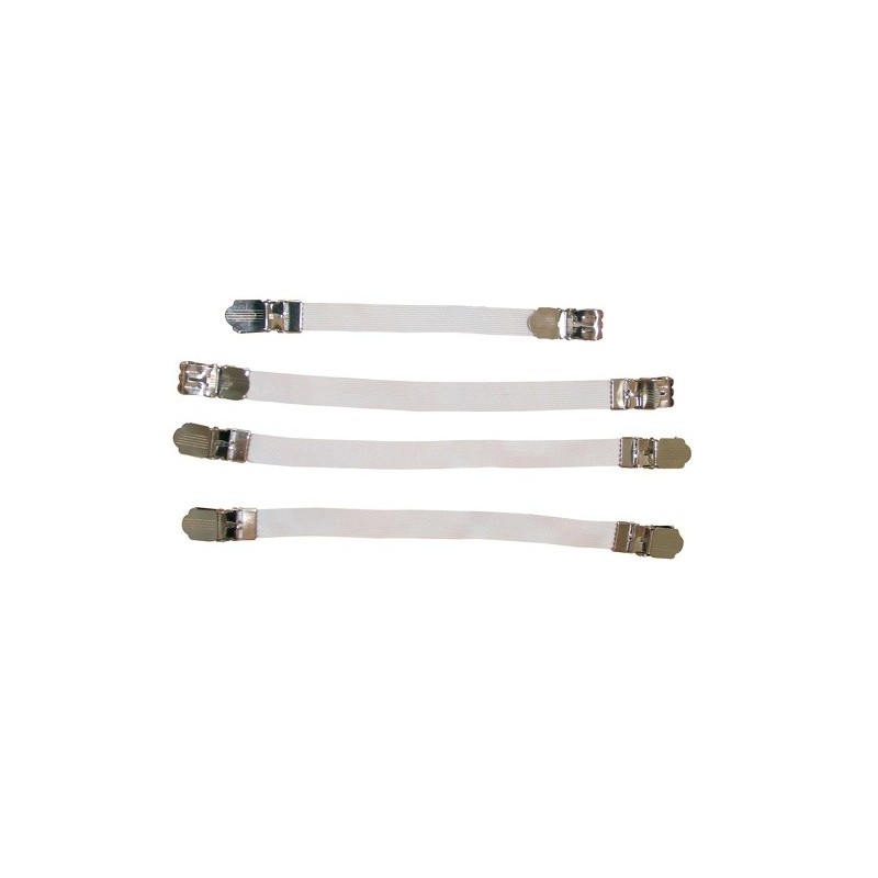 MSV Set of 4 tensioners for ironing cover and angle of fitted sheet 8-18 cm MSV