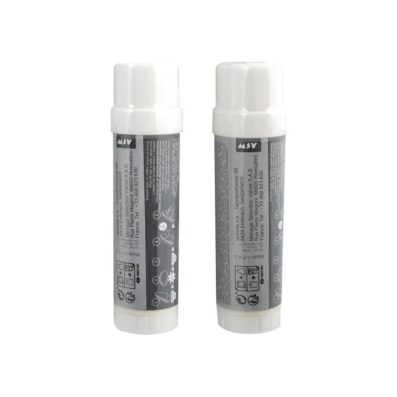 MSV Set of 2 Iron Soleplate Cleaning Sticks MSV