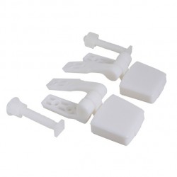 MSV Hinges for Toilet Seat Plastic