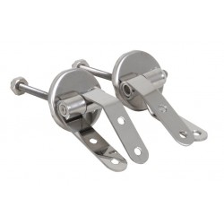 MSV Hinges for Toilet Seat Stainless Steel