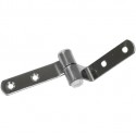 MSV Bisagras de acero inoxidable para asiento de inodoro MSV