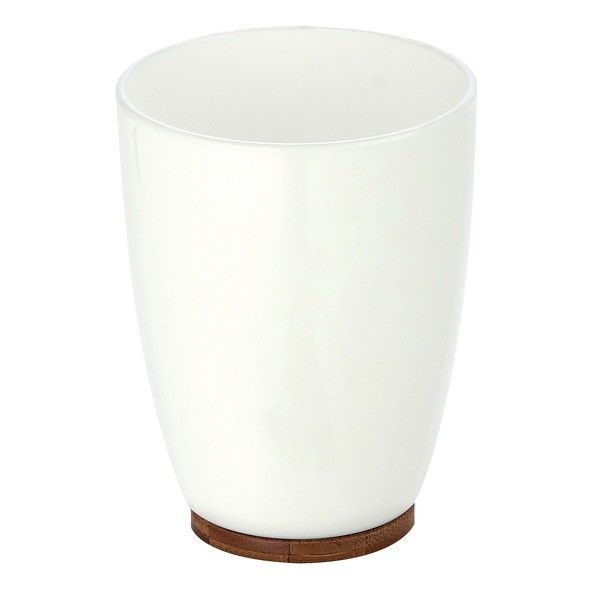 Bicchiere Spirella Oslo In Ceramica E Bambù - Design Moderno Per Bagno - Multiuso - Facile Da Pulire - Foto 10